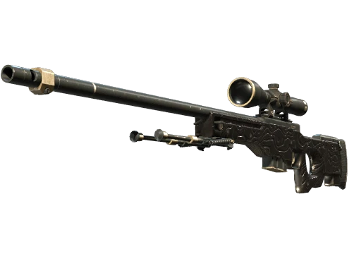 AWP | Black Nile (Well-Worn)