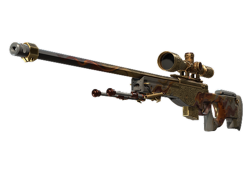 AWP | Sovereign Flame (Well-Worn)