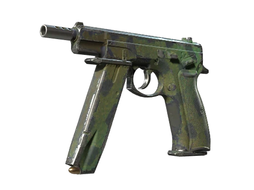 CZ75-Auto | Jungle Dashed (Well-Worn)