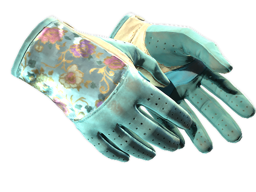 ★ Driver Gloves | Brocade Flowers (Well-Worn)