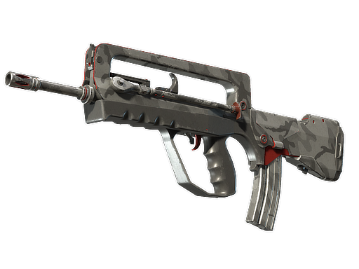FAMAS | Grey Ghost (Well-Worn)