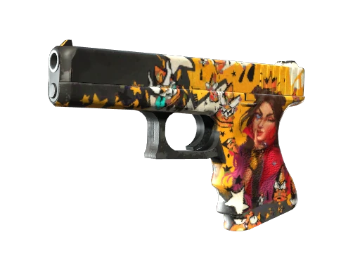 Glock-18 | Bullet Queen (Well-Worn)