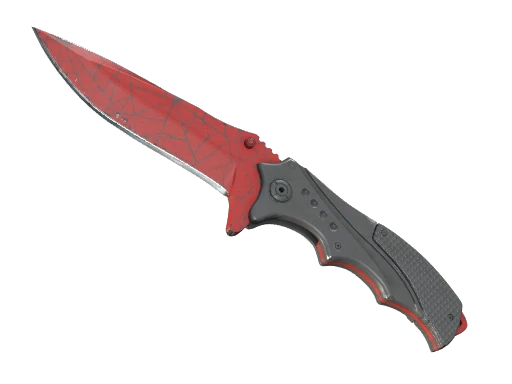 ★ Nomad Knife | Crimson Web (Well-Worn)
