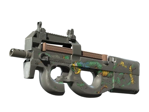 P90 | Emerald Dragon (Zniszczony w Bitwie)