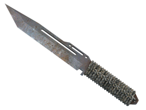 ★ Paracord Knife | Rust Coat (Well-Worn)