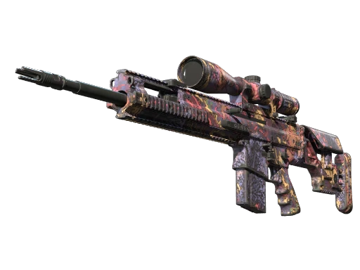 SCAR-20 | Poultrygeist (Well-Worn)