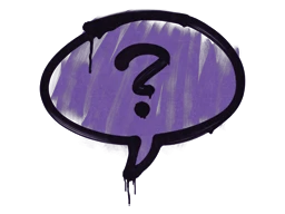 Sealed Graffiti | Question Mark (Monster Purple) CS2 skin