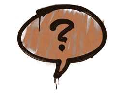 Sealed Graffiti | Question Mark (Tiger Orange)