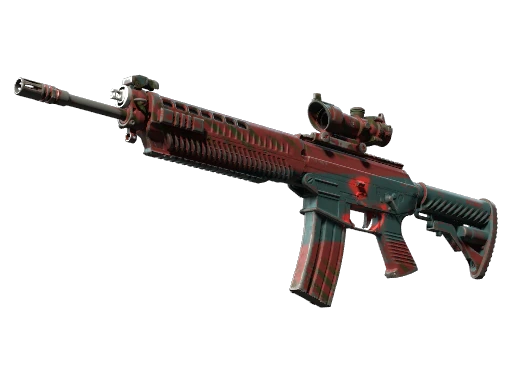 SG 553 | Fallout Warning (Well-Worn)