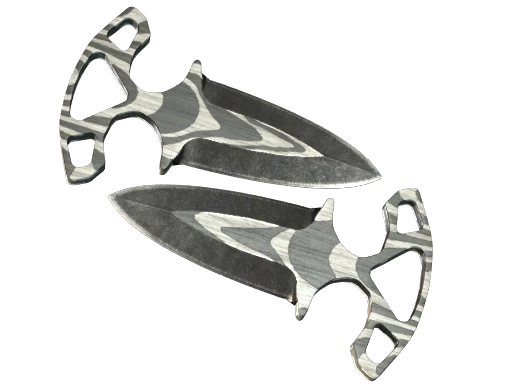 ★ Shadow Daggers | Black Laminate (Well-Worn)