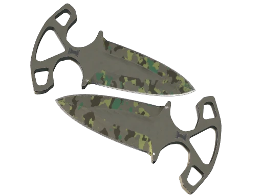 ★ Shadow Daggers | Boreal Forest (Well-Worn)