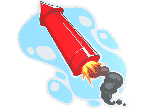 Sticker | Big Red Rocket