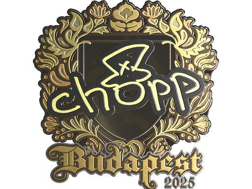 印花 | chopper（金色）| 2025年布达佩斯锦标赛