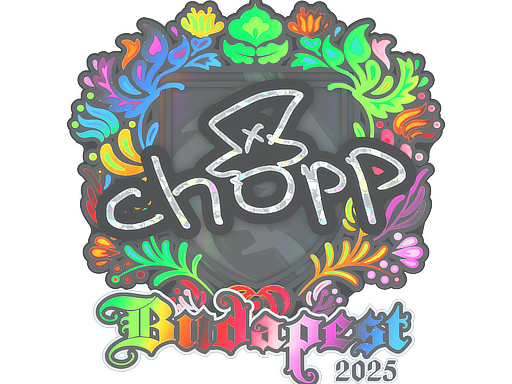 Sticker | chopper (Holo) | Budapest 2025
