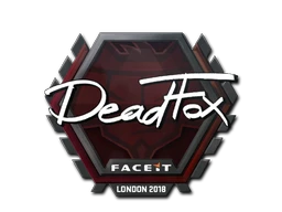 Klistermärke | DeadFox | London 2018