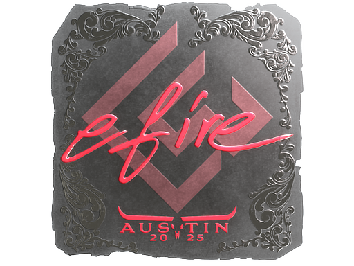 印花 | efire (Foil) | Austin 2025