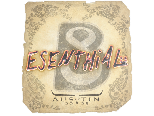 Abțibild | esenthial | Austin 2025