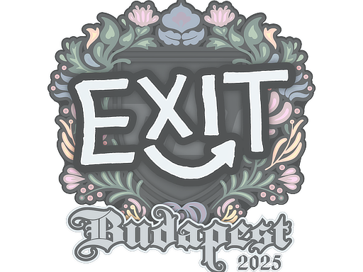 Sticker | exit | Budapest 2025