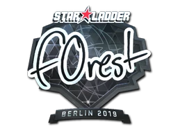 Naklejka | f0rest (foliowana) | Berlin 2019