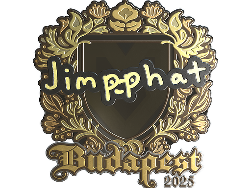 Наклейка | Jimpphat (золотая) | Будапешт-2025