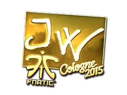 Sticker | JW (Gold) | Cologne 2015