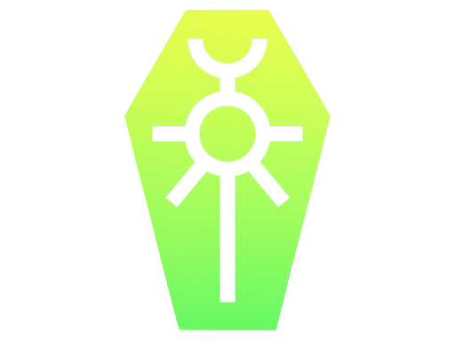 Naklejka | Necron Ankh