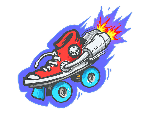 Sticker | Rocket Skates