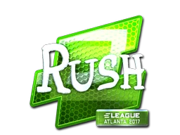 Klistermärke | RUSH (Foil) | Atlanta 2017