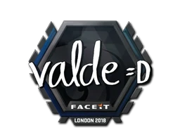Pegatina | v4lde | Londres 2018