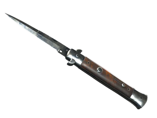 ★ Stiletto Knife | Stained (Well-Worn)