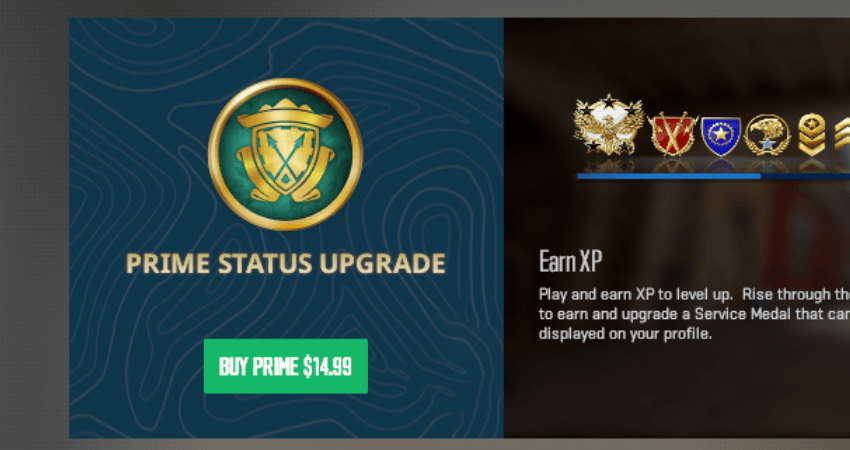 CS2 Prime Status
